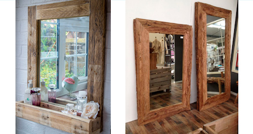 Espelhos decorativos: como usar na casa de madeira