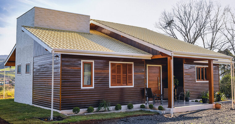 Modelos de Casas pré-fabricadas de madeira. Conheça aqui os projetos